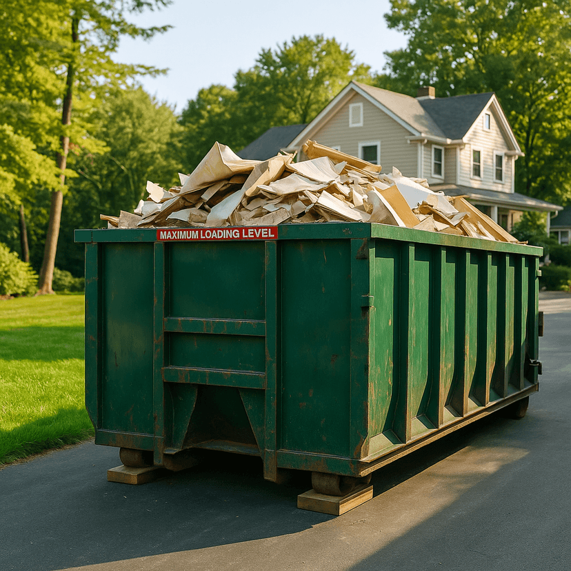 Junk removal crate